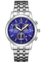 Hidzo Horloge Geekthink ø 37 mm - Blauw - Inclusief horlogedoosje