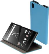 Blauw slim booktype flipcover Sony Xperia Z5 hoesje