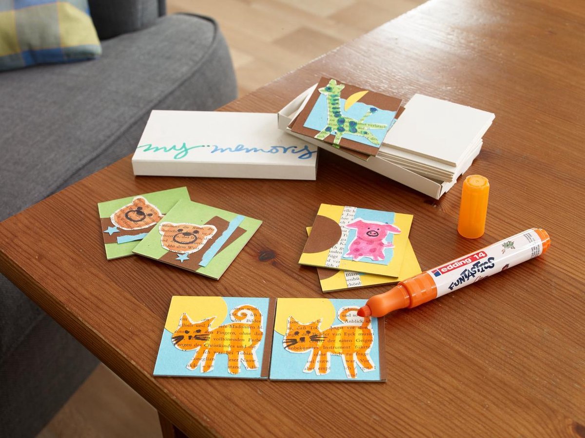 edding 14 FUNTASTICS - kleurstiften voor kinderen - set van 18 - ronde punt 3 mm - voor kleurplezier op papier en karton - afwasbaar van huid en textiel - zomervakantie - kindercadeau — afbeelding 14
