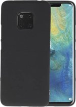 BackCover Hoesje Color Telefoonhoesje voor Huawei Mate 20 Pro - Zwart