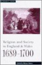 Religion and Society in England and Wales, 1689-1800