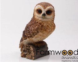 Farmwood Animals Tuinbeeld Uil 13 cm (1 stuk) assorti