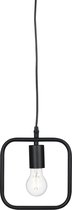 Pendel hanglamp CAPRI - vierkant model - E27 max 40W - zwart