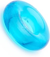 Chubby rubber cockring - clear blue
