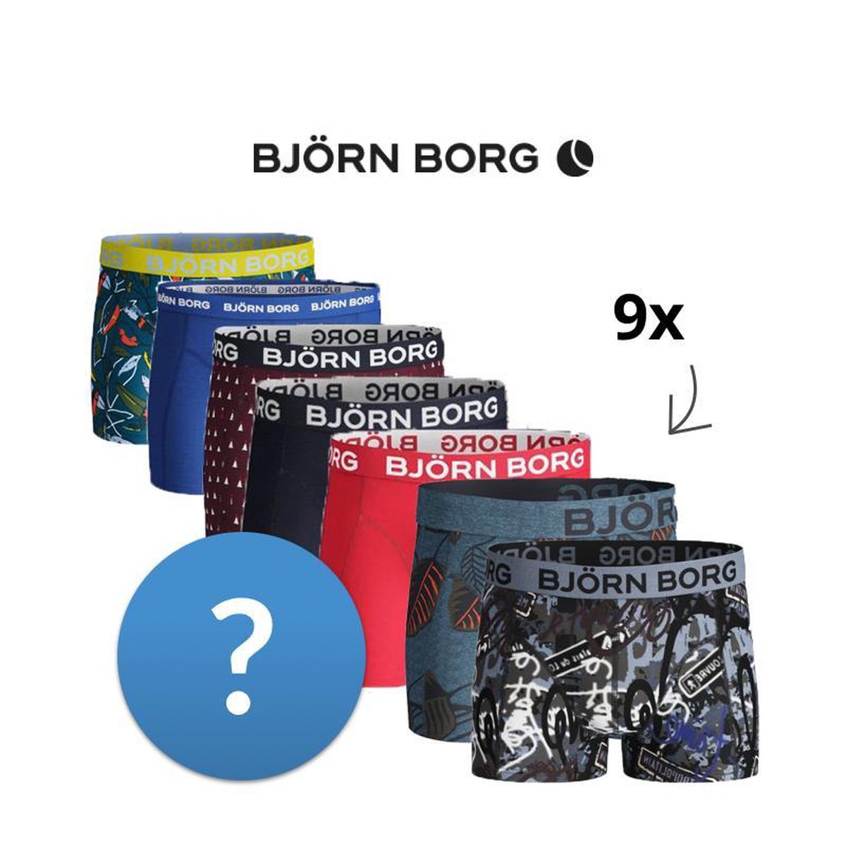 Verzoekschrift gesloten Integreren Björn Borg 9 boxershorts deluxe verrassingsdeal | bol.com
