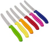 Victorinox Lot de 6 couteaux de table et tomates colorées