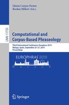 Lecture Notes in Computer Science 11755 - Computational and Corpus-Based Phraseology