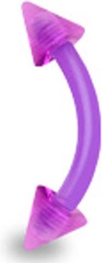 Pointes UV flexibles Daithpiercing violettes © LMPiercings