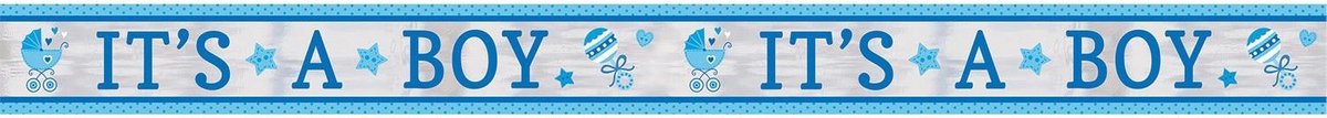 Amscan Banner 'it's A Boy' 762 Cm Blauw