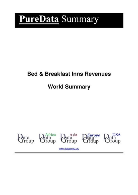 PureData World Summary 3218 - Bed & Breakfast Inns Revenues  ... - cover