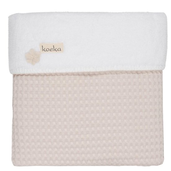 Koeka - Deken Ledikant Oslo 150x100 cm - Silver Grey/White