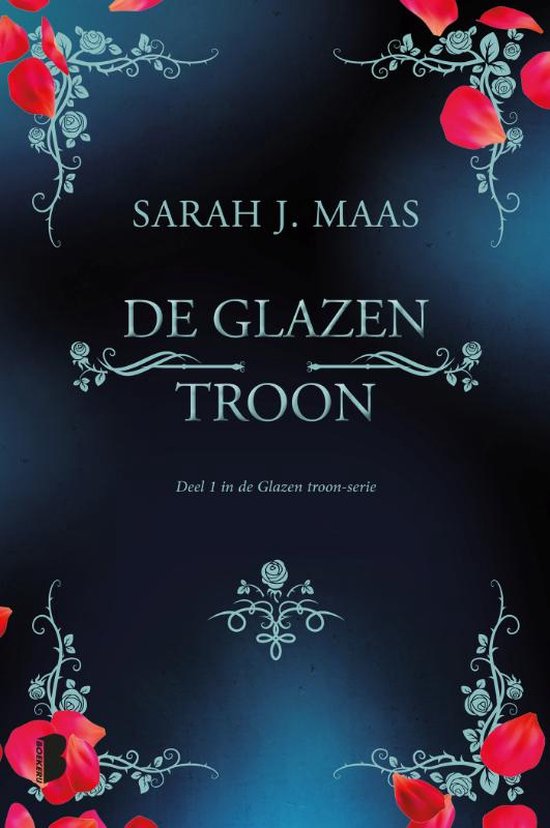 Boek: Glazen troon 1 - De glazen troon, geschreven door Sarah J. Maas
