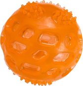 kauw- en gebitsspeelgoed Bal 6 cm elastomeer oranje