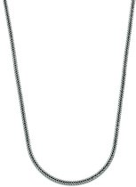 SILK Jewellery - Zilveren Collier / Ketting - Chevron - 170.50 - Maat 50