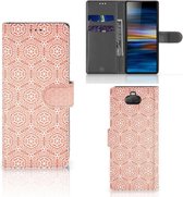 Portefeuille pour Sony Xperia 10 Coque Modèle Orange