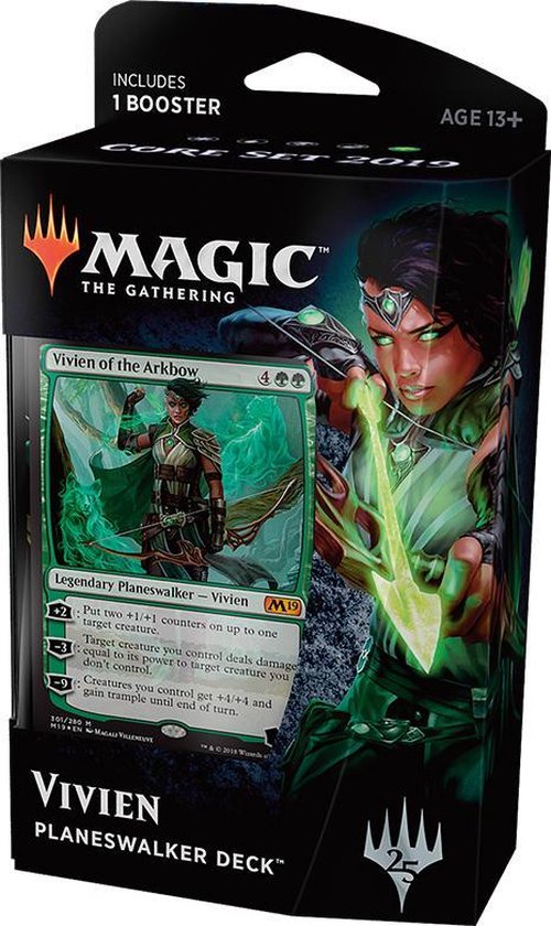 Magic the Gathering Core Set 2019 Planeswalker Deck Vivien Games