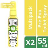 Air Wick V.I. Poo Toiletparfum - Luchtverfrisser - Lemon Idol - 2 Stuks - Voordeelpak
