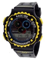 Digi-tech  DT102917 Horloge - Rubber - Zwart - Ø 41.8 mm