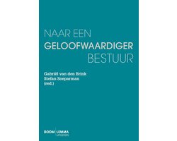 Naar een geloofwaardiger bestuur