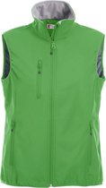 Clique Basic Softshell Vest Ladies 020916 - Vrouwen - Appelgroen - S