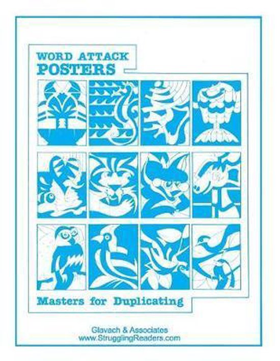 88 Word Sorts /Word Attack Posters- Word Attack Posters - cover