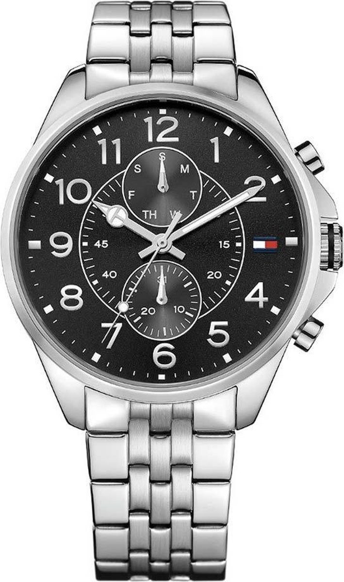 Tommy Hilfiger TH1791276 Horloge - Staal - Zilverkleurig - 46 mm
