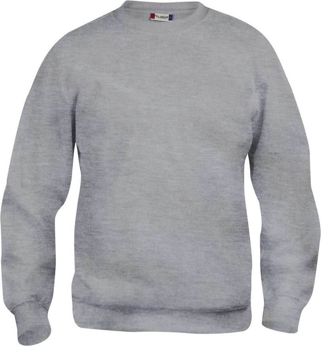 Clique Basic Roundneck Junior 021020 - Grijs-melange - 110-120