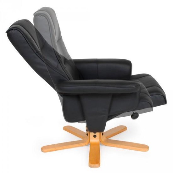 TecTake TV fauteuil relax stoel relaxstoel met kruk - 401058 | bol.com
