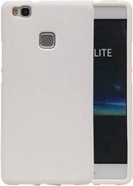 Sand Look TPU Backcover Case Hoesje voor Huawei P9 Lite Wit