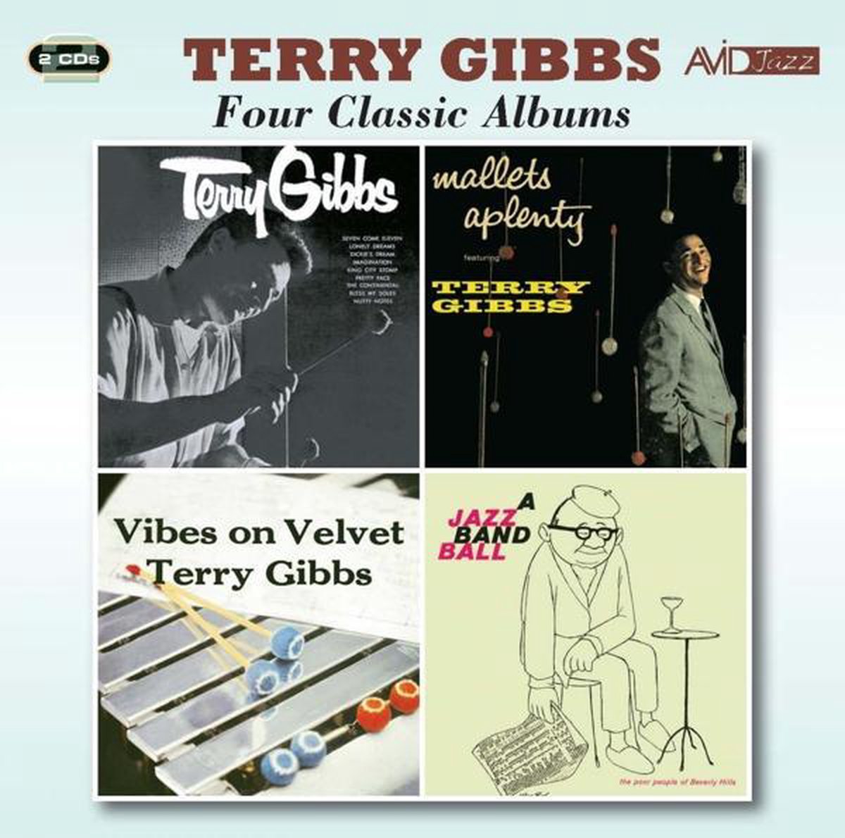 Four Classic Albums (Terry Gibbs / Mallets A Plenty / Vibes On Velvet / A Jazz Band Ball)