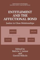 Critical Issues in Social Justice - Entitlement and the Affectional Bond