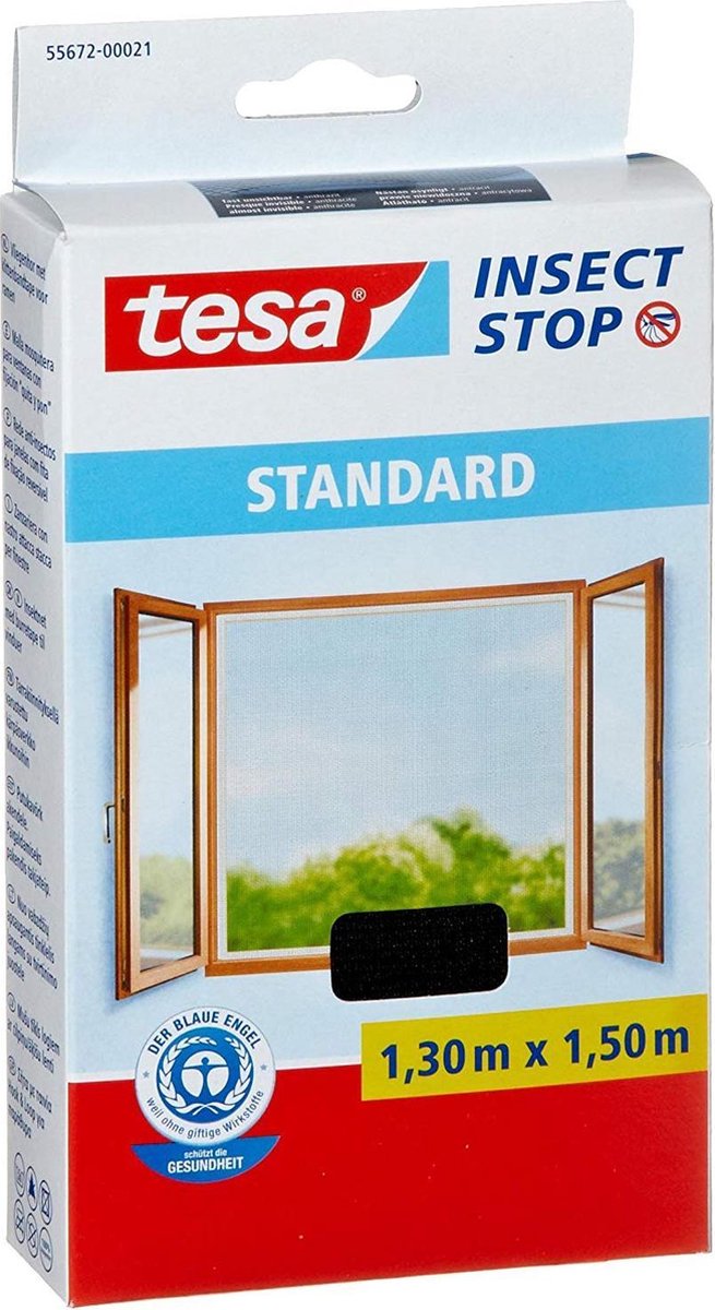 Tesa Vliegenhor voor ramen 130 x 150 cm - Tesa