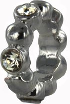 Quiges - Verzilverde Aanschuif Charm Bedel Miniatuur Armband voor Quiges Wikkelarmbanden - EHC190