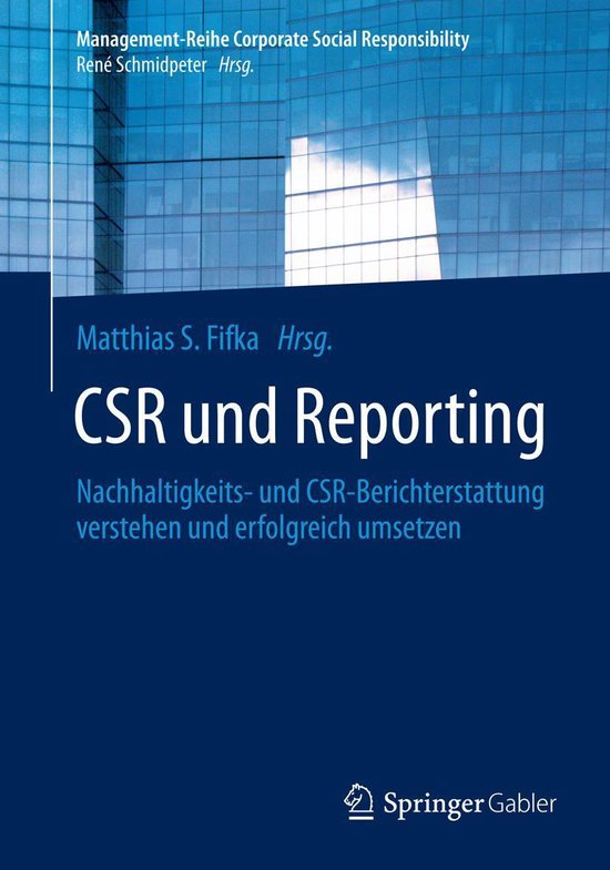 Management-Reihe Corporate Social Responsibility - CSR und R ... - cover