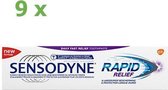 Sensodyne Rapid Relief Tandpasta 9 Pack