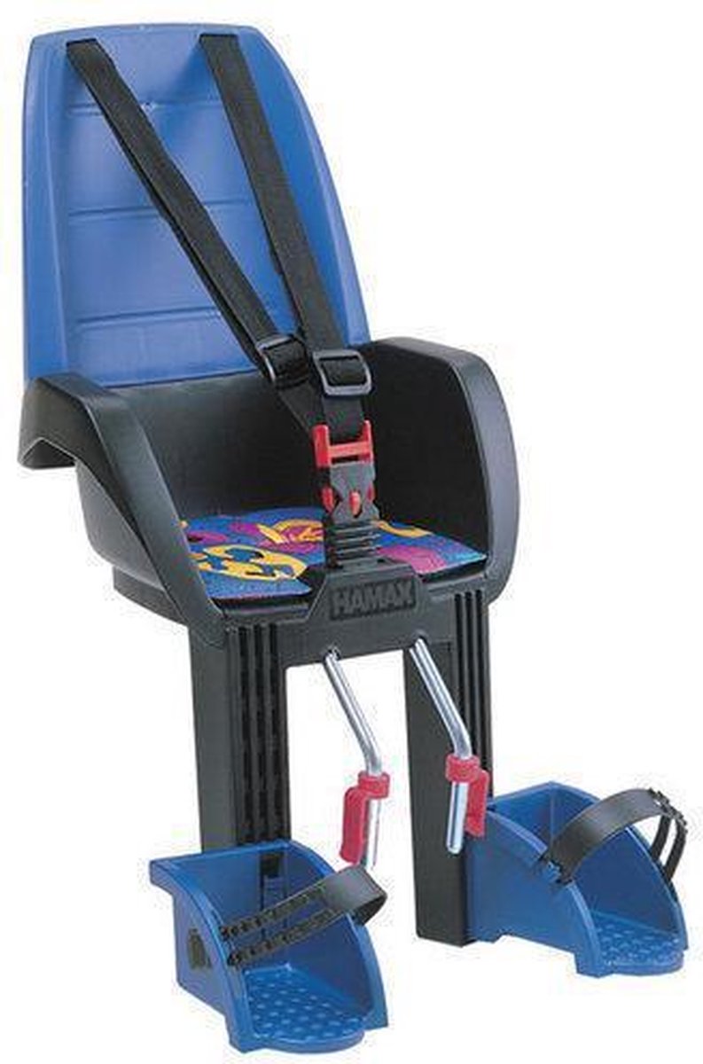 Hamax Voorwiel-Kinderzitje Discovery blauw/zwart