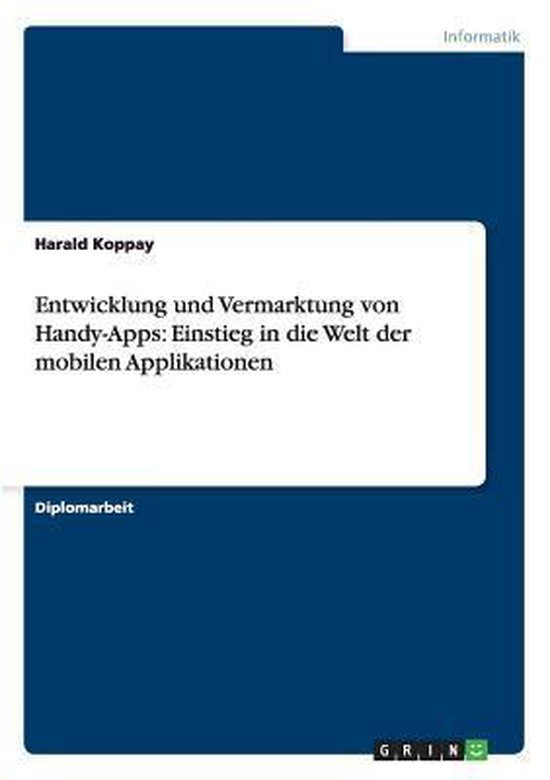 Entwicklung Und Vermarktung Von Handy-Apps - cover