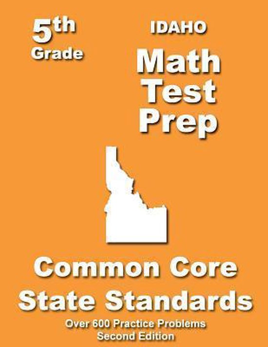 Idaho 5th Grade Math Test Prep - cover