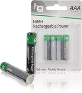 HQ, Oplaadbare NiMH AAA -Batterij 700 mAh, blister 4 stuks