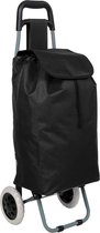 Bol.com tectake® Boodschappentrolley - shopping trolley - Opvouwbaar - Diverse Kleuren - (Zwart | Nr. 401270) aanbieding