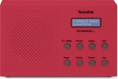 TechniSat Techniradio 3 Transistorradio DAB+, FM Rood