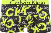 Calvin Klein - Low Rise Trunk Logo Boxershort Zwart / Geel - XL