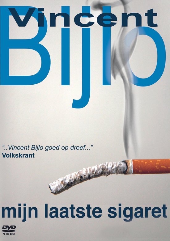 Cover van de film 'Vincent Bijlo - Mijn Laatste Sigaret'