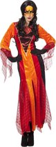 Wilbers -Angelica De Priesteres Fire - Vrouw - rood - Maat 38 - Halloween - Verkleedkleding