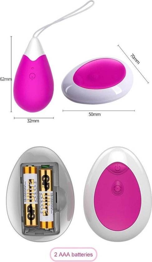 XXOO Egg Vibrator - Remote Control - 10 snelheden - Roze/Zwart | bol XXOO Egg Vibrator - Remote Control - 10 snelheden - Roze/Zwart | bol