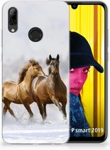 Huawei P Smart 2019 Uniek TPU Hoesje Paarden