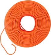 Strijkijzersnoer Oranje 10 meter | Maak je eigen unieke lamp!