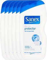 Bol.com Sanex Dermo Protector Douchegel - 6x500ml - Voordeelverpakking aanbieding