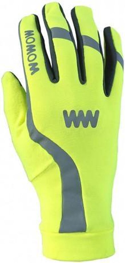 Wowow Dark Gloves 3.0 Yellow Large - Handschoenen fluo fietsen - lopen |  bol.com