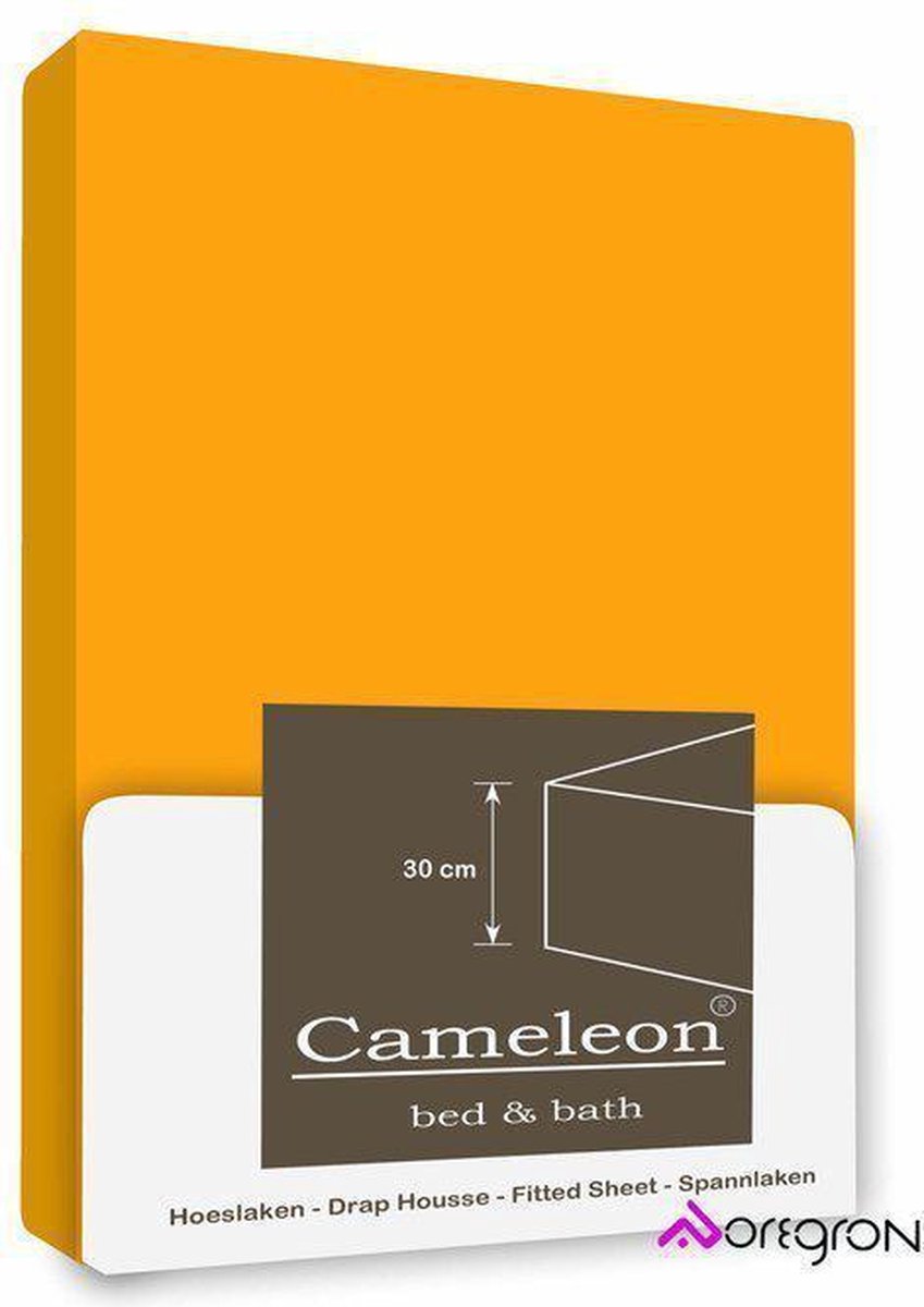 Cameleon Hoeslaken Geel 90x220cm